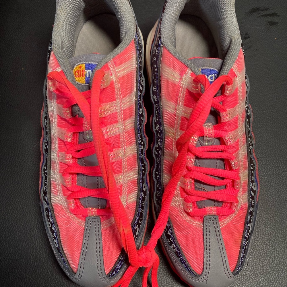 Pink and Gray Athletic Sneakers